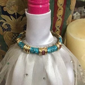 EUC. Hinge Textured Bangle Bracelet